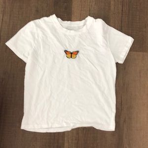 brandy melville butterfly tee